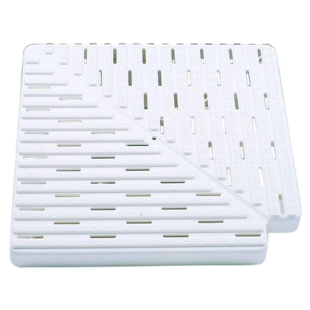 Placas para esquinas de canal rebosadero de 90°
